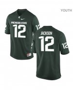Youth Chris Jackson Michigan State Spartans #8 Nike NCAA Green Authentic College Stitched Football Jersey OA50Y74QA